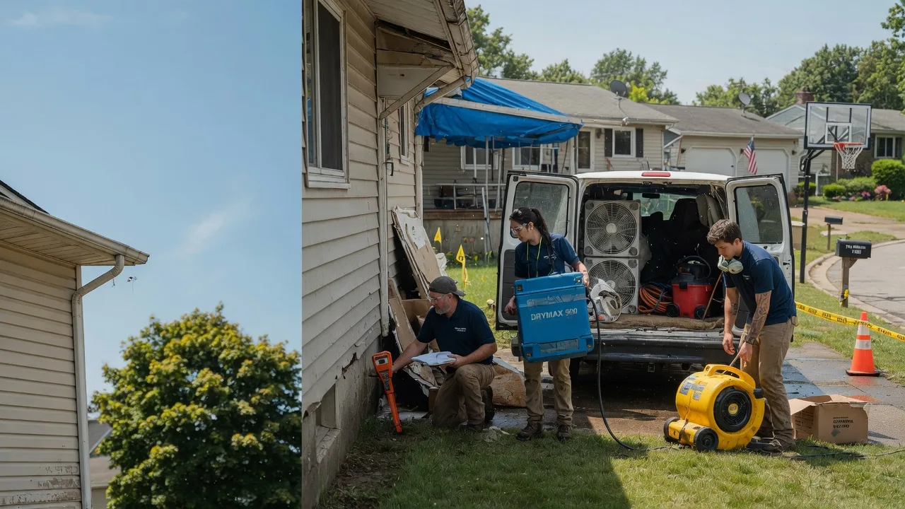 Ceiling Leak Cleanup in Hoytville, OH near me