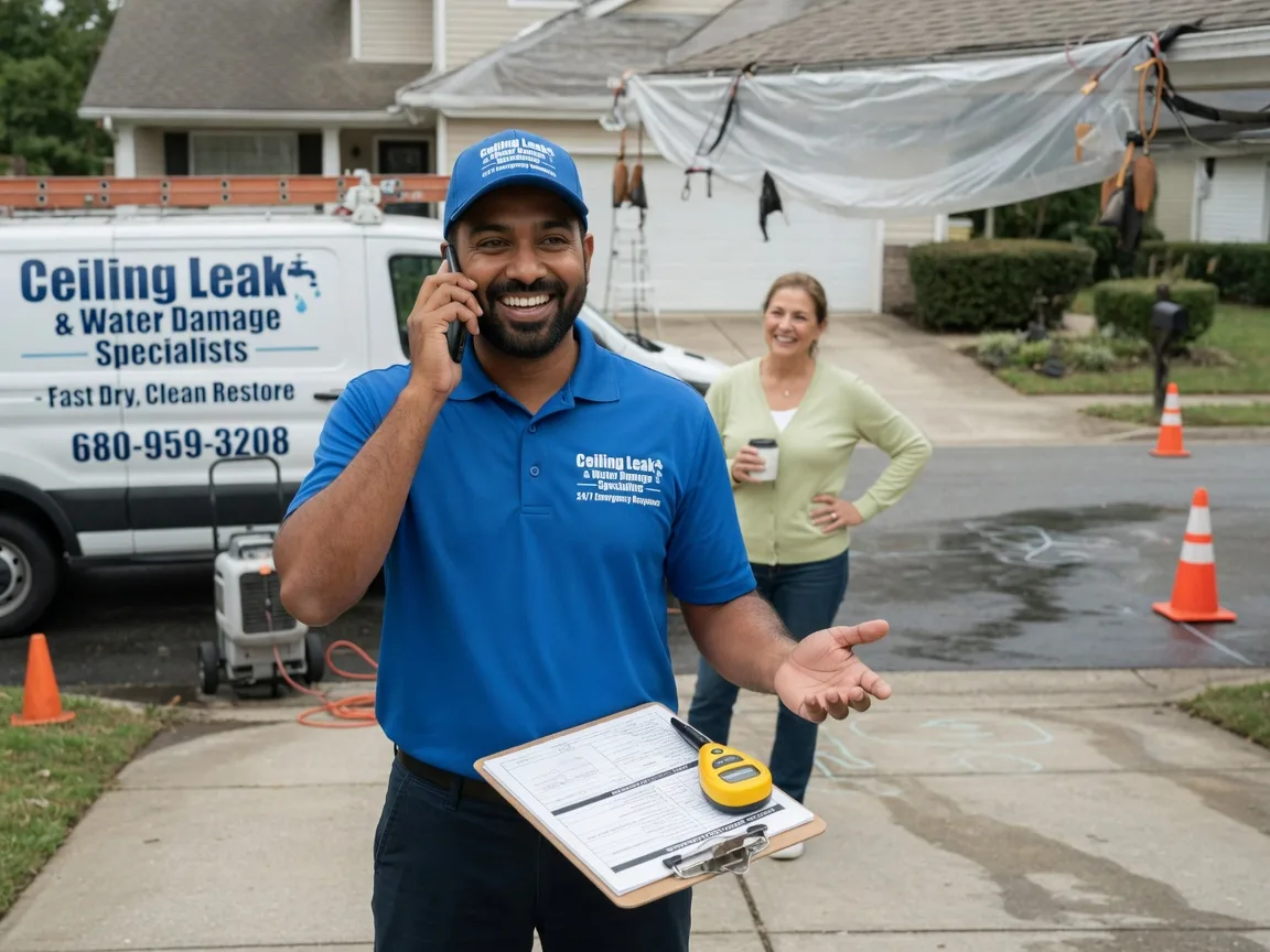 Ceiling Leak Cleanup Hoytville, OH FAQs